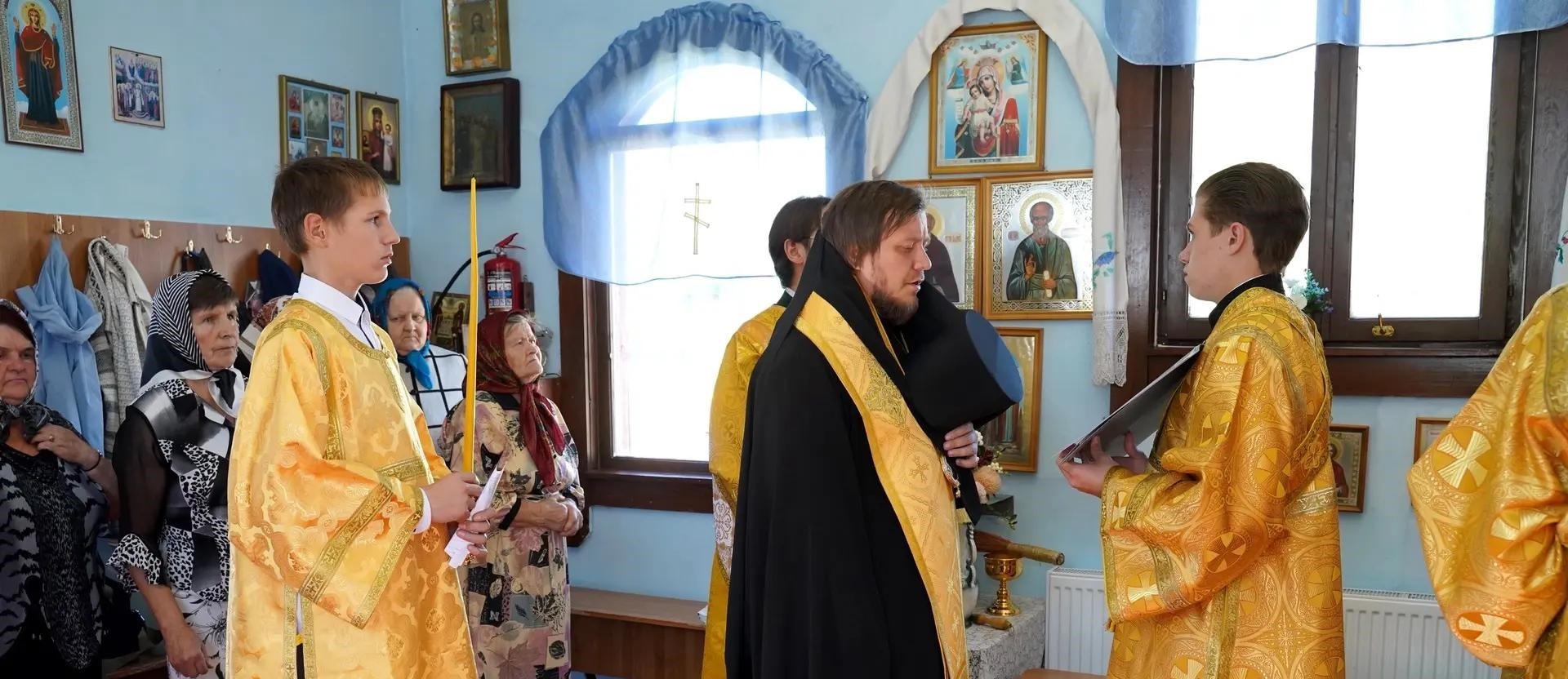 МОЛЕБЕН АРХИСТРАТИГУ БОЖИЮ МИХАИЛУ В МИХАЙЛО-АРХАНГЕЛЬСКОМ ХРАМЕ С. ОРЛОВКА